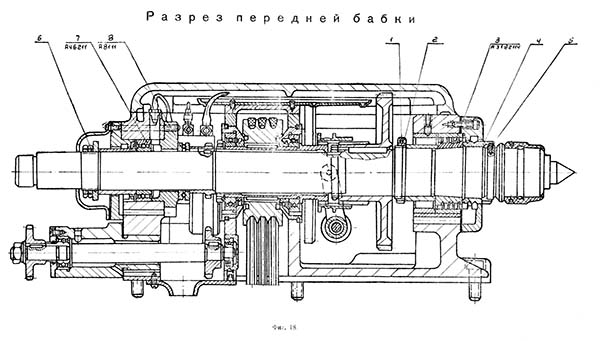 ИЖ-250 Передняя бабка токарно-винторезного станка